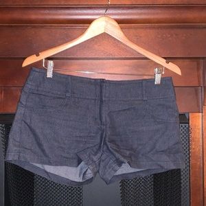 3/$15 Dark Denim Dress Shorts from Papaya